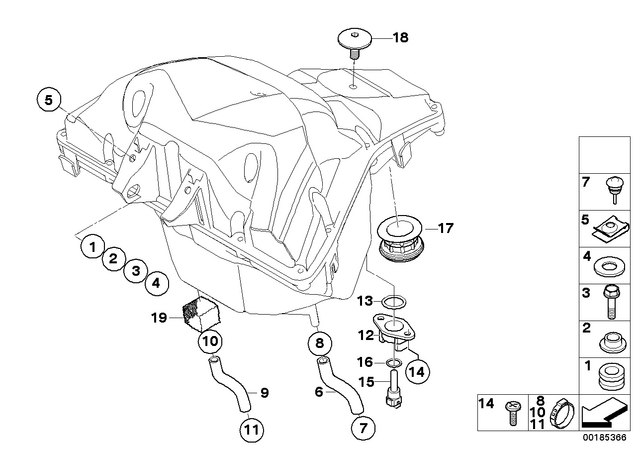 17112345070 - : Hose Clamp for BMW-Motorrad Image