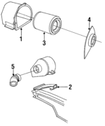 4428325 - Maintenance &amp; Lubrication: Air Filter for Dodge: D250, D350, W250, W350 Image