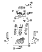 68439892AA - Engine: Valve Spring Retainer for Mopar Image