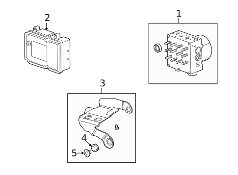 ABS Components for 2012 Cadillac SRX #0