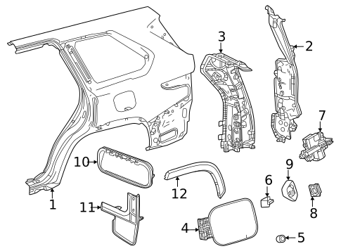 Switches, Solenoids & Actuators for 2025 Toyota Sequoia #0