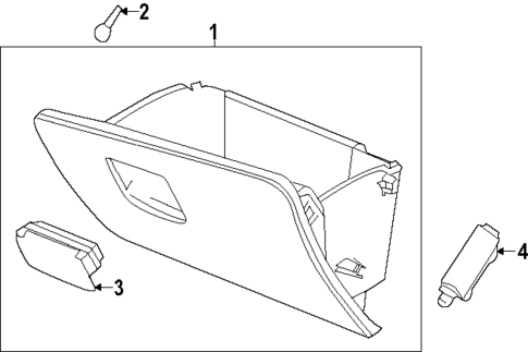 Glove Box for 2025 Chevrolet Equinox #0