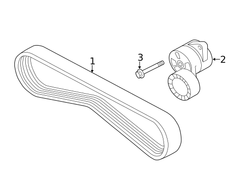 Belts & Pulleys for 2007 BMW Z4 #1