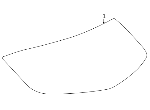 Glass - Lift Gate for 2022 Buick Encore #0