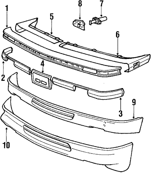51111972231 - Body: Face Bar for BMW Image