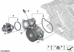 11518657274 - Engine: Coolant Pump, Mechanical for BMW Image