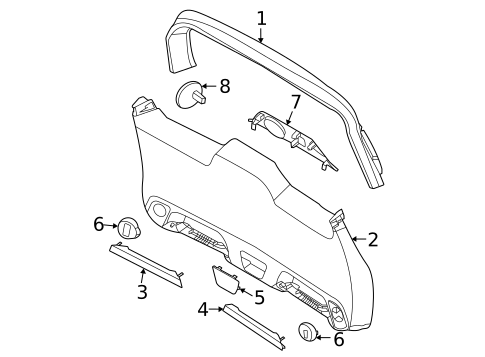 Interior Trim for 2025 Ford Bronco Sport #0