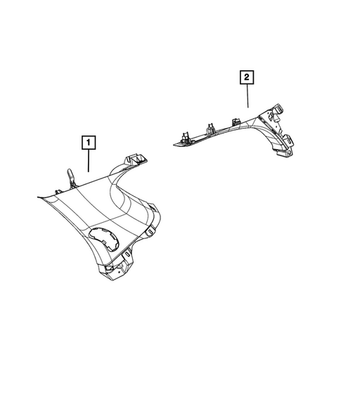 Panels - Moldings - Scuff Plates, Pillar, Cowl, 1/4 Panel Trim and Cargo Covers for 2025 Dodge Durango #6