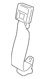 72119138232 - Electrical: Center Buckle for BMW: 325i, 325xi, 328i, 328i xDrive, 328xi, 330i, 330xi, 335d, 335i, 335i xDrive, 335xi, M3 Image