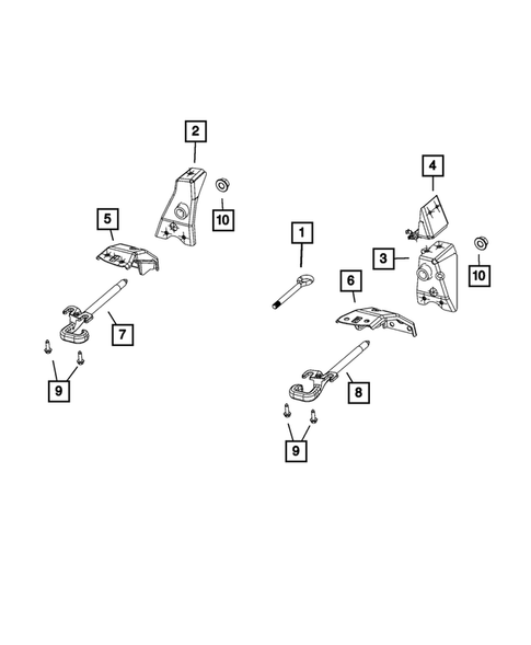Trailer Tow and Tow Hooks for 2022 Jeep Renegade #0