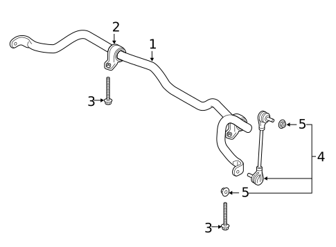 Stabilizer Bar & Components for 2019 Volvo XC40 #0