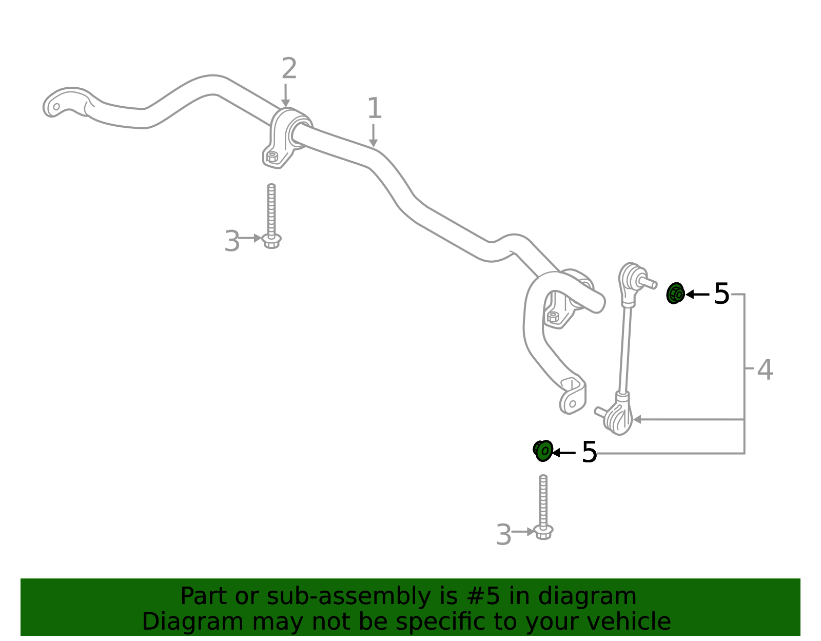 1999-2026 Volvo Stabilizer Link Nut 985930 | TascaParts.com