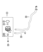 52014685AB - Cooling: Heater Return Hose for Mopar Image
