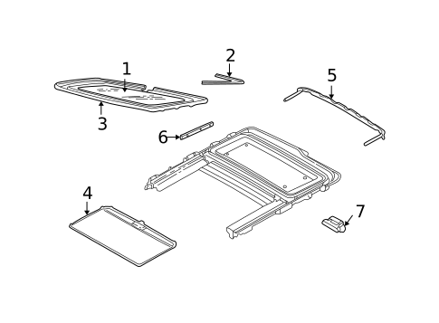 Sunroof for 2004 Ford Focus #1