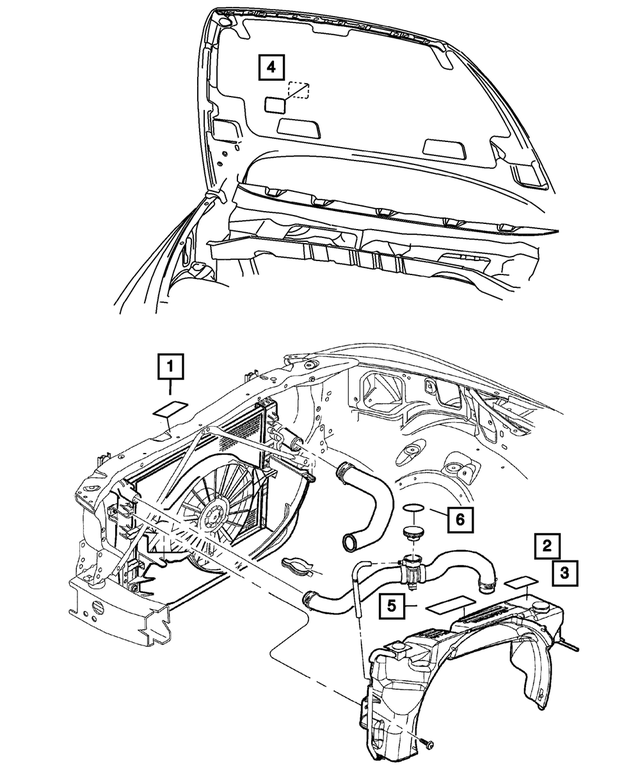 55056468AB - : Air Conditioning System Label for Mopar Image