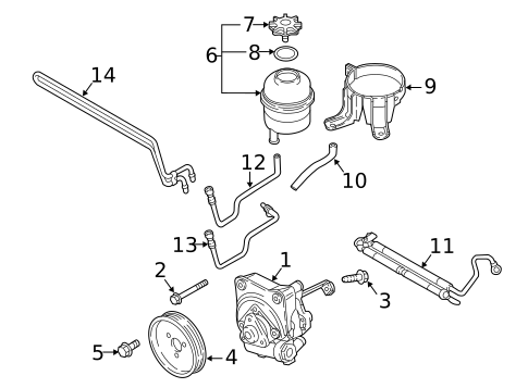 Pump & Hoses for 2007 BMW Z4 #0