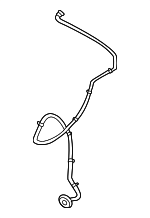 61669449171 - Body: Washer Hose for BMW: 740i, 750e xDrive, 760i xDrive, i7 Image