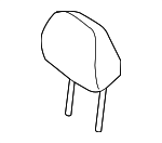 88700F2100XFL - : 2017-2020 Hyundai Elantra - Headrest for Hyundai: Elantra Image