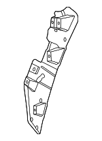 9J1867729A - Body: Rear Sill Plate Upper Bracket for Porsche: Taycan Image