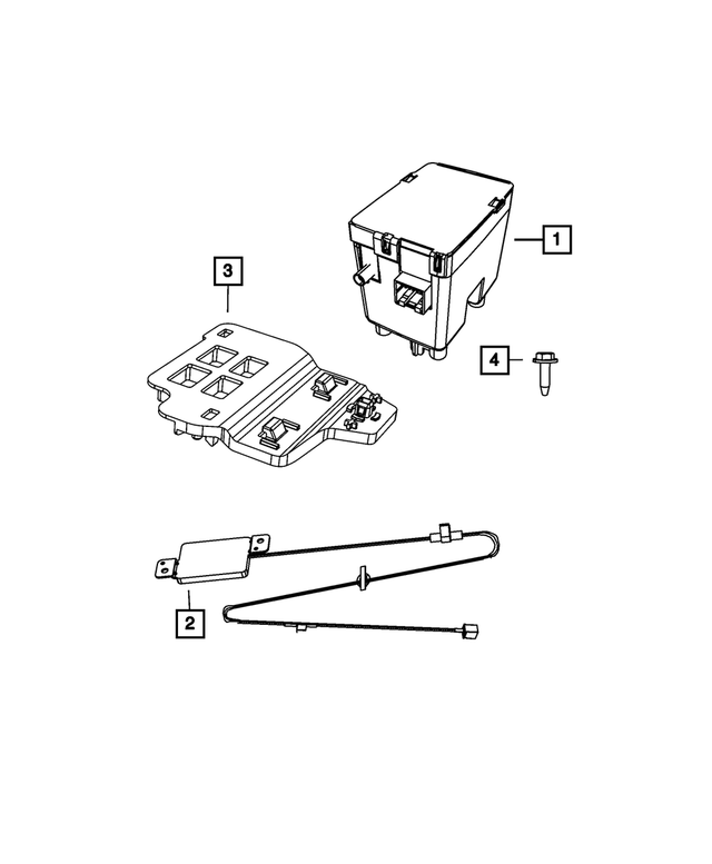 5026796AH - Electrical: Hub Receiver for Mopar Image