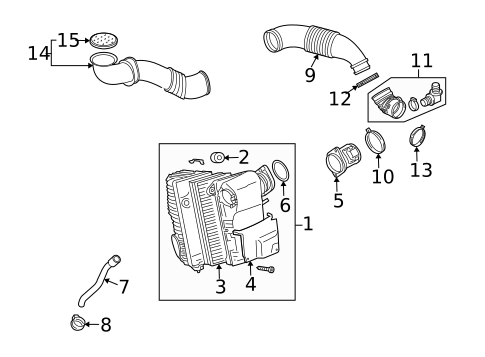 Air Intake for 2009 Audi Q7 #0