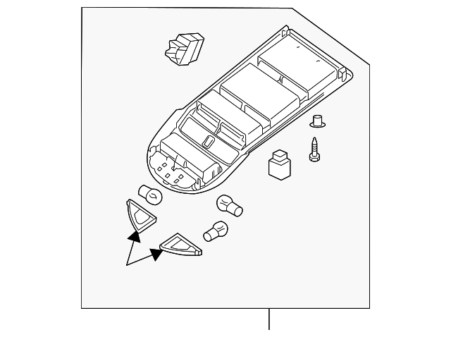2009-2015 Nissan TITAN Map Lamp Assembly 26430-ZT70A | Dutro Nissan Parts