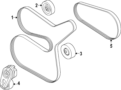 Belts & Pulleys for 2024 Ford F-250 Super Duty #0