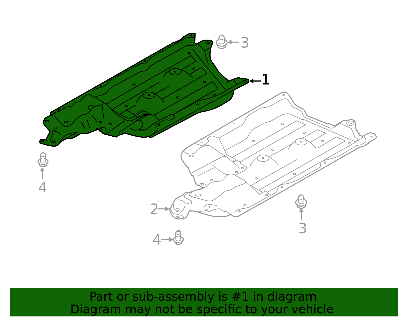 2019-2025 Subaru Ascent Under Cover 56411XC00A | OEM Parts Online