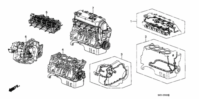Gasket Kit - Engine Assy.  - Transmission Assy. for 1991 Honda CRX #0