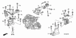 90160SNAA00 - Body/Air Conditioning: BOLT, FLANGE (14X67) for Honda Image