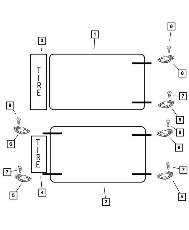 5FX84LAZAA - : Cargo Compartment Cover for Mopar Image
