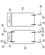 5FX86RK5AB - Interior Trim: Cargo Compartment Cover for Mopar Image