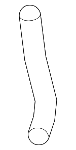 1K0121051M - Cooling System: Lower Hose for Audi: A3 Quattro, TT Quattro Image