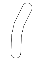 1K0121096AL - Cooling System: Inlet Hose for Audi: A3 Quattro, TT Quattro Image