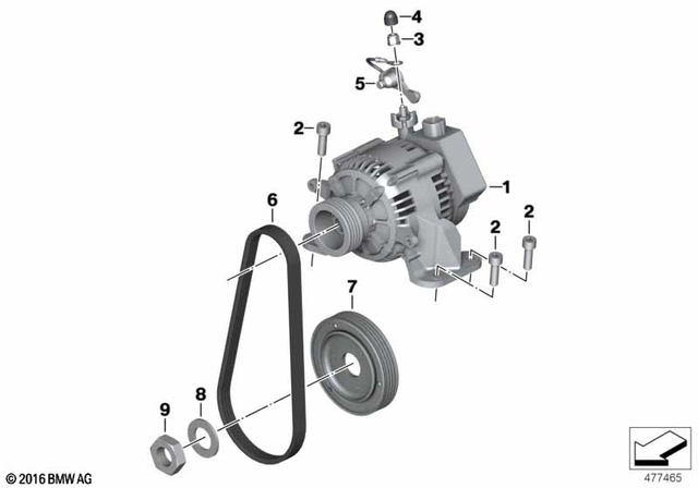 12317694069 - : Pulley, Crankshaft for BMW-Motorrad Image