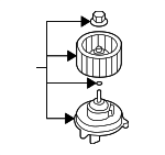 NE5161B10 - HVAC: Blower Assembly for Mazda: MX-5 Miata Image