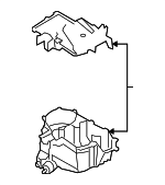NE5161A01 - : Heater Case for Mazda: MX-5 Miata Image