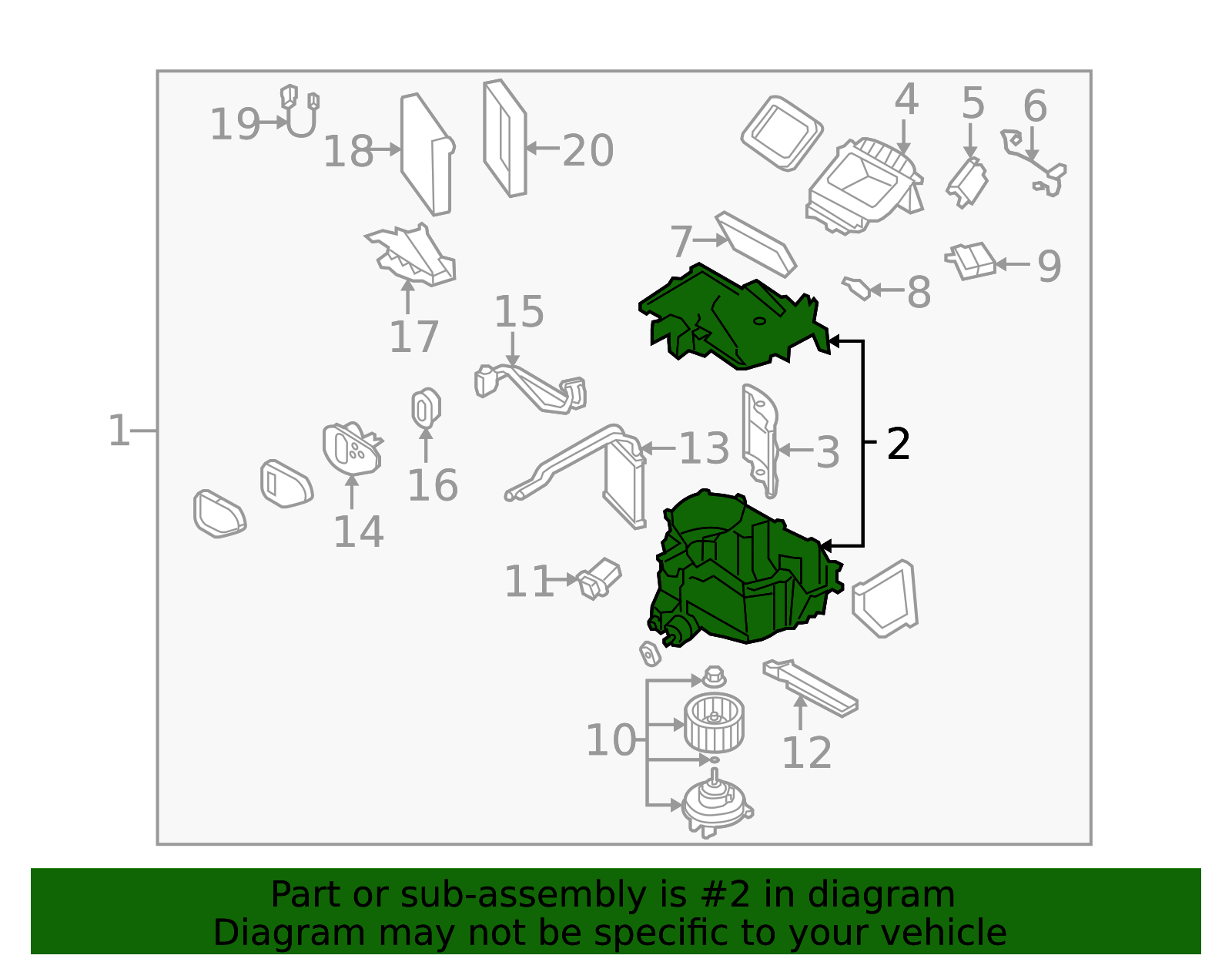 NE51-61-A01 - Heater Case - 2006-2015 Mazda MX-5 Miata | Mazda Swag