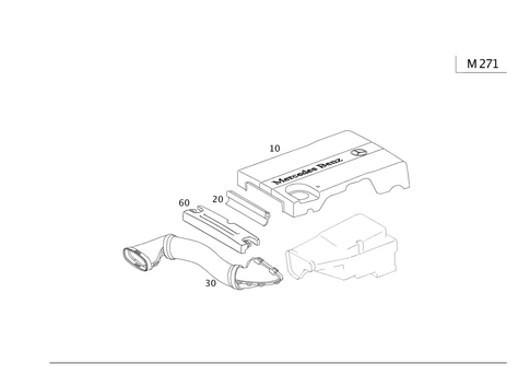 Air Intake for 2011 Mercedes-Benz SLK300 #0