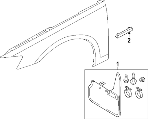 Exterior Trim - Fender for 2024 Audi A8 Quattro #0