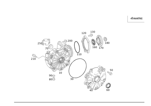 2213308900 - Front Axle: Front Axle Differential for Mercedes-Benz: CLS400, E350 Image image
