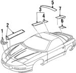 10401292 - Body: Tape for Pontiac: Firebird Image