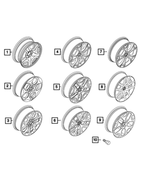 6SX37RXFAA - : Aluminum Wheel for Mopar Image