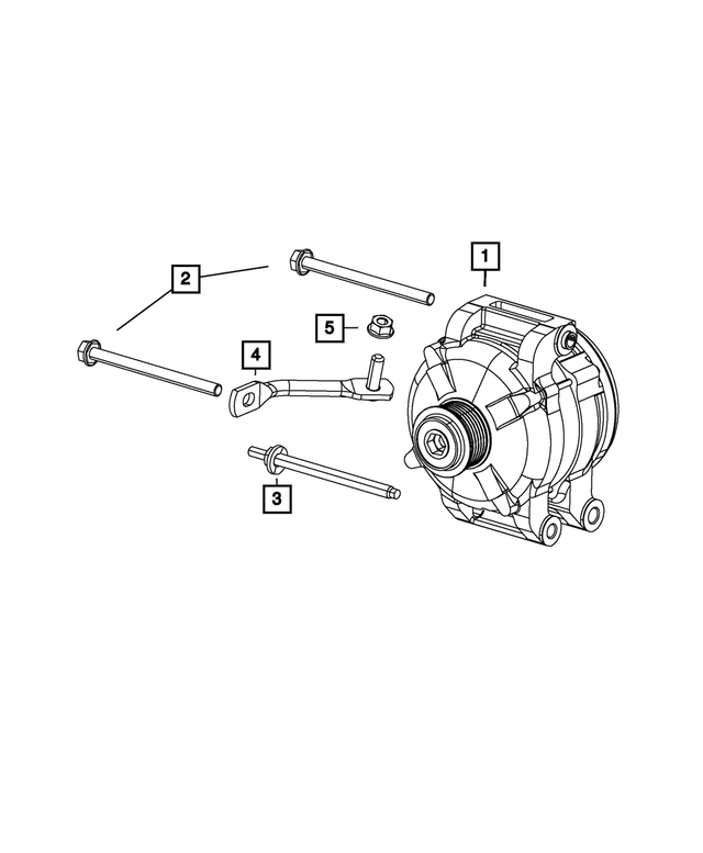6509490AA - Electrical: Alternator Stud for Mopar Image