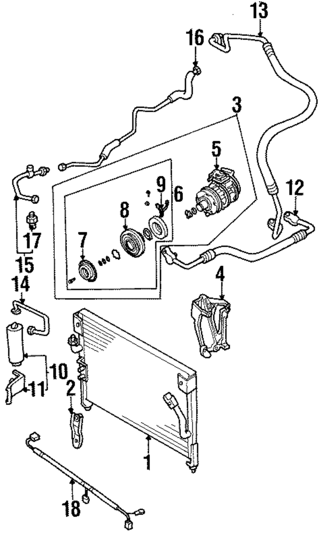 LB9061463 - : AC Line for Mazda Image