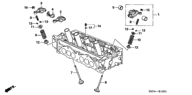 Valve - Rocker Arm (SOHC VTEC) for 2005 Honda Civic #0