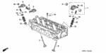 14624PLE010 - Engine: ARM B, EX. ROCKER for Honda Image