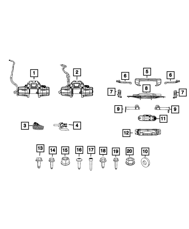 « 68614585AC –  : Motorisé Treuil pour Mopar Image »