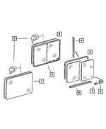 5133535AA - : Side Panel Vent Window Retainer for Mopar Image