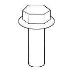 W505424S439 - Body: Hinge Bolt for Ford: C-Max, Edge, Expedition, Explorer, F-150, F-150 Lightning, Fusion, Mustang, Mustang Mach-E, Police Interceptor Utility, Police Responder Hybrid, SSV Plug-In Hybrid | Lincoln: Aviator, MKS, MKX, MKZ, Nautilus Image